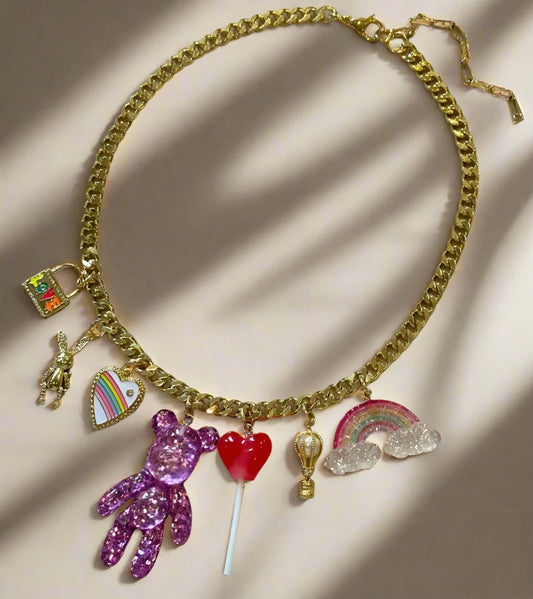 Candy Pop Glam Necklace - The Lux Muse