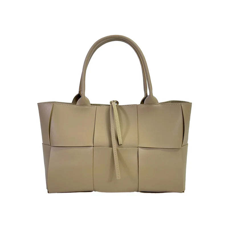 Woven Tote Bag - Effortless Elegance - The Lux Muse