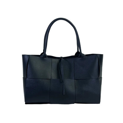 Woven Tote Bag - Effortless Elegance - The Lux Muse