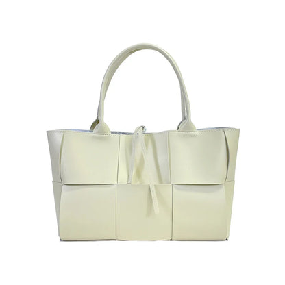 Woven Tote Bag - Effortless Elegance - The Lux Muse